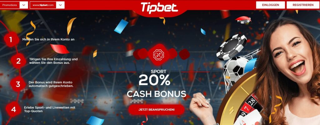 tipbet em bonus cashback