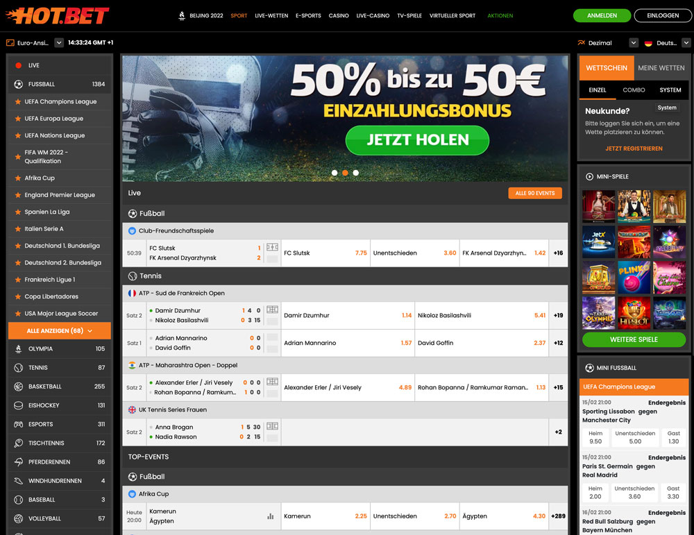 hotbet website