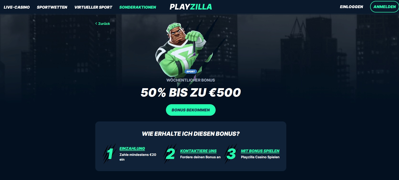 playzilla sportwetten bonus 500 euro
