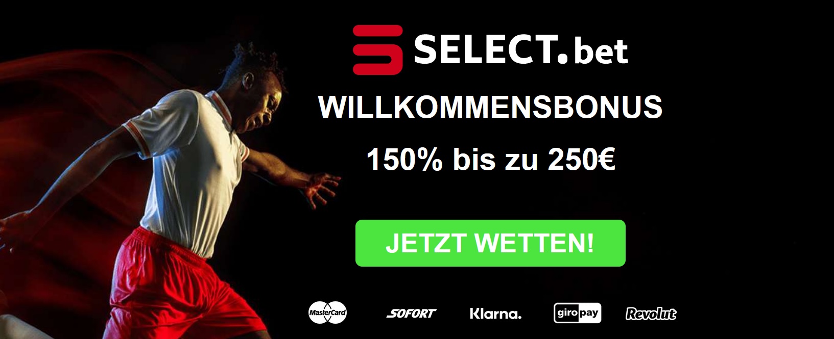 selectbet 250 euro bonus