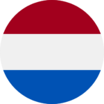 niederlande flagge rund