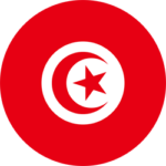 tunesien flag rund