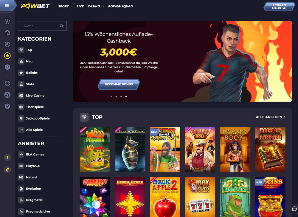 powbet casino