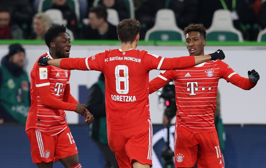 bayern 2023 jubel coman goretzka