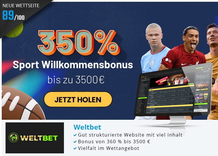Weltbet banner